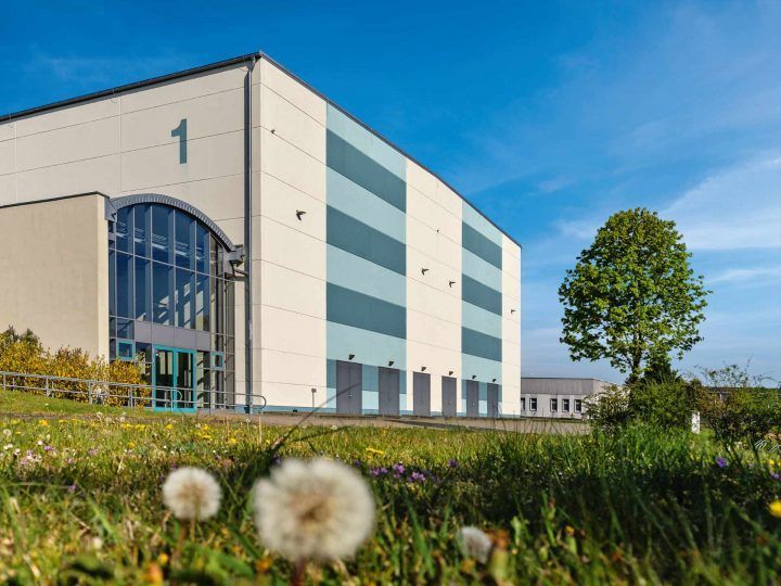 Messehalle draussen
