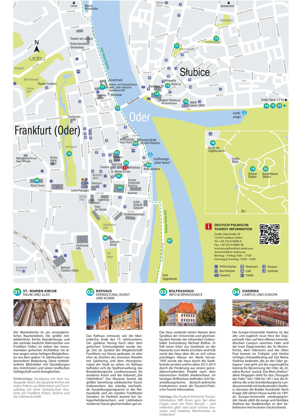 Stadtkarte von der Doppelstadt - Titelseite