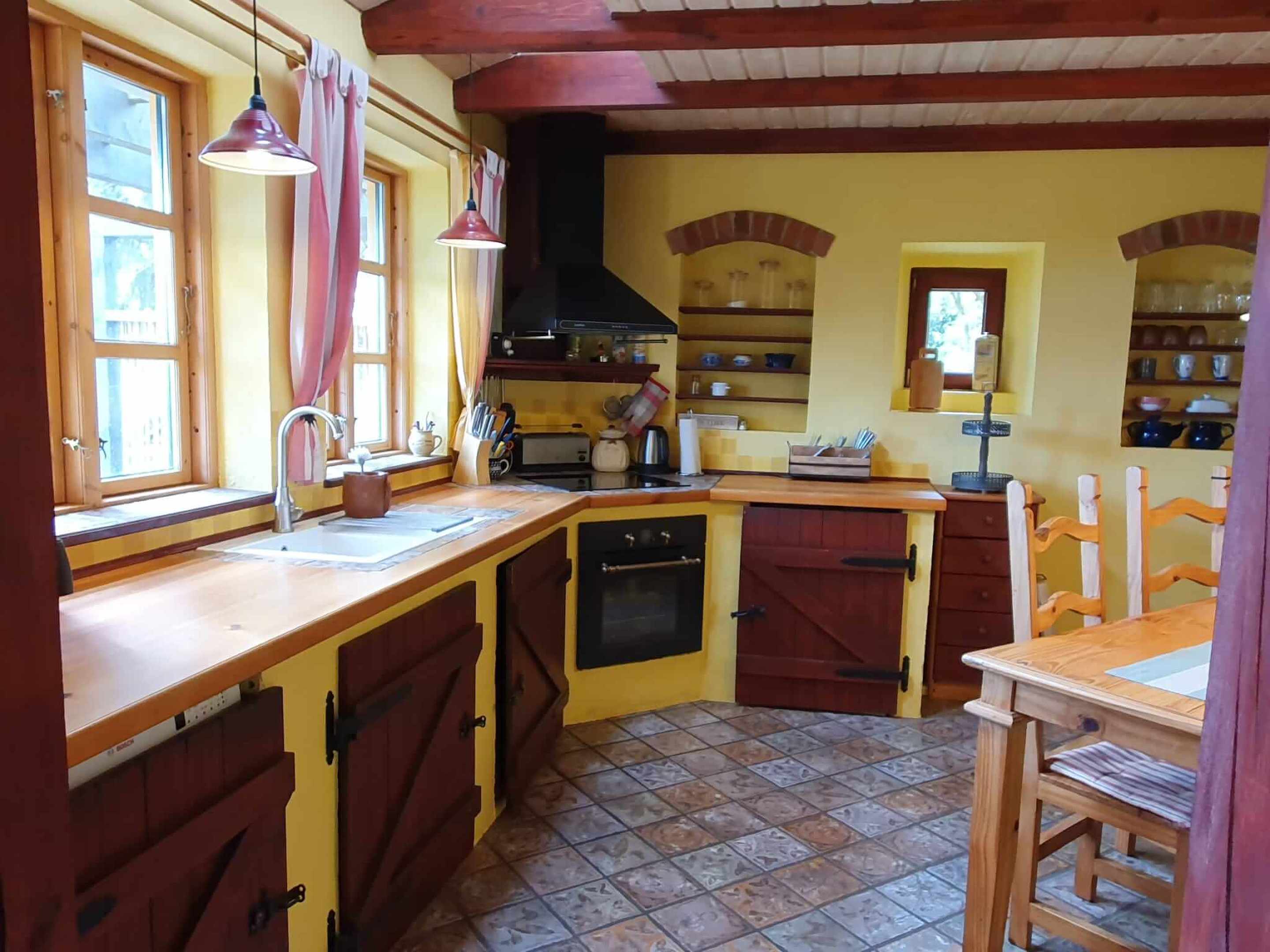 Küche im Ferienhaus Lebuser Land, Foto: Katja Elbe
