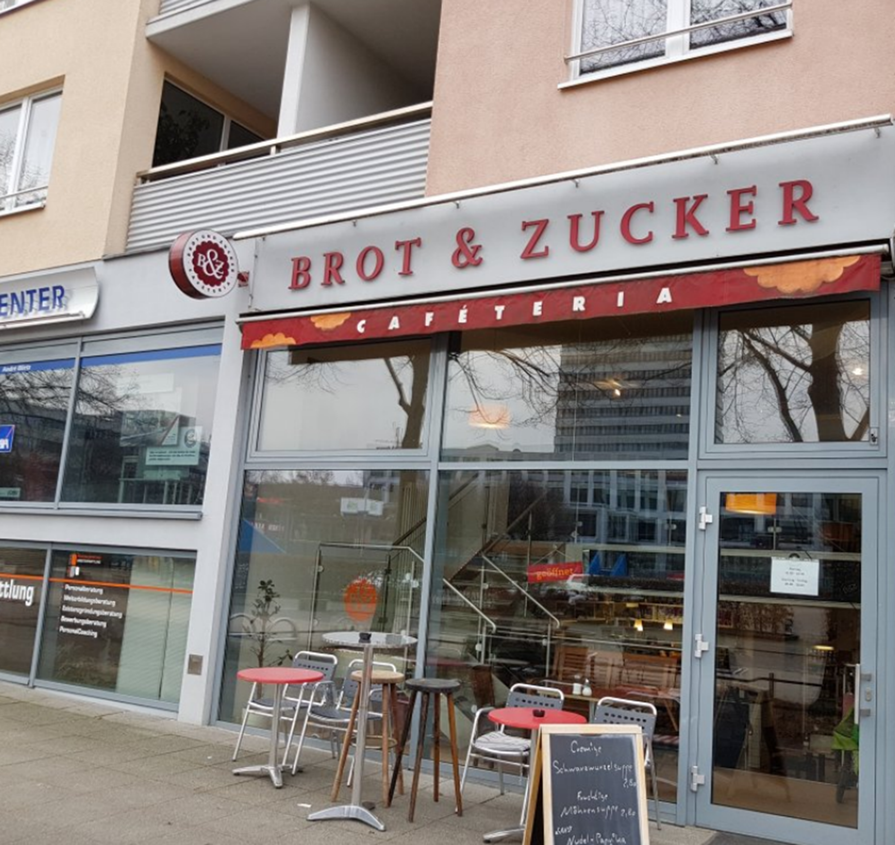 Cafe "Brot & Zucker" von außen , Foto: Maja kühn , Lizenz: Deutsch-Polnische Tourist-Information Frankfurt (Oder)