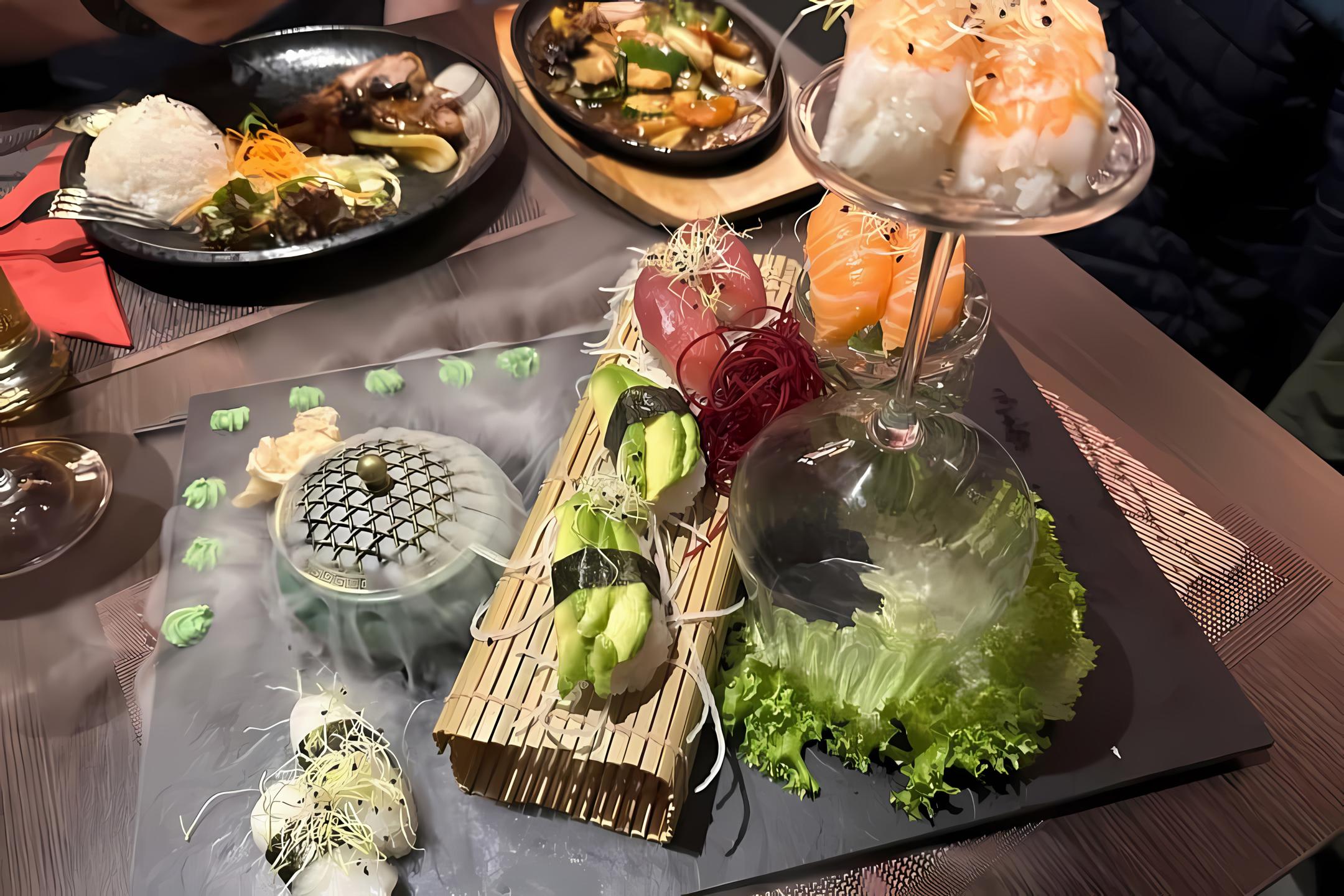 Sushi-Platte im Restaurant Blesses Royal, Foto: Blesses Royal